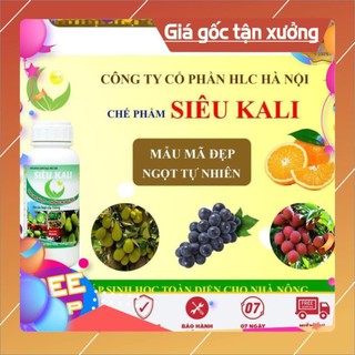Siêu kali hlc 500ml - siêu ngọt trái, tăng độ ngọt trái, chắc trái, to củ, to hoa cho cây trông