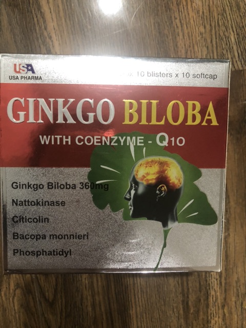 Ginkgo biloba -Cải thiện trí nhớ và chứng mất ngủ hoạt huyết dương não