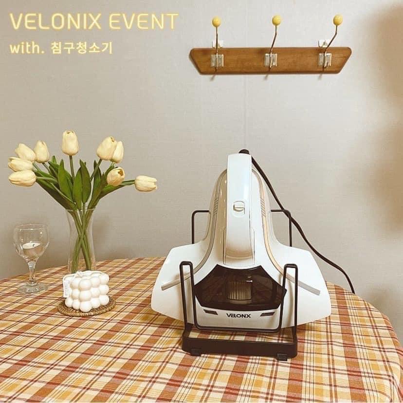 Máy hút bụi VELONIX Hàn Quốc tiệt trùng UV vệ sinh chăn ga gối đệm cho bé và cả gia đình