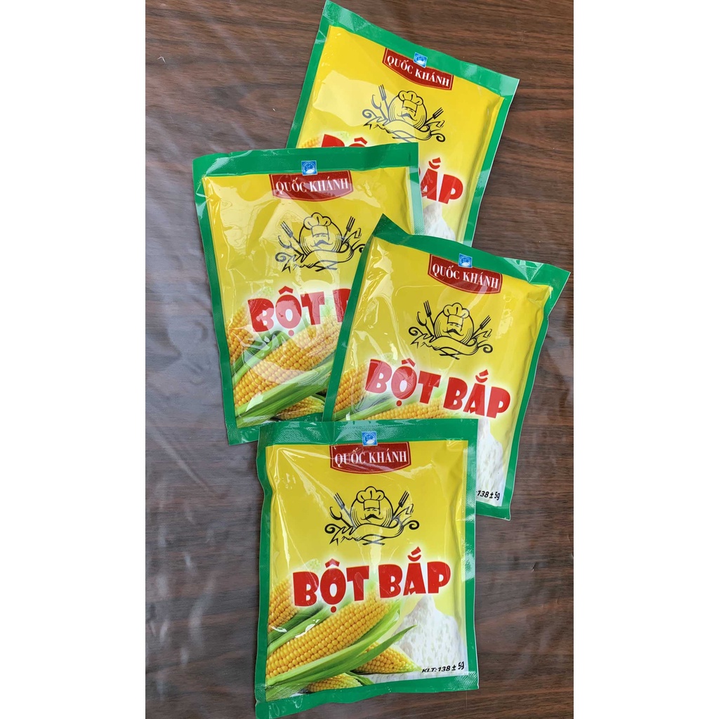 3 gói Bột bắp hảo hạng không chất bảo quản (150gr/gói) siêu tiết kiệm, tiện dụng