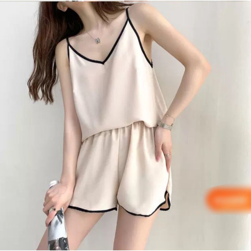 Bộ Lụa Satin 2 Dây Hot Trend - Hàng thiết kế