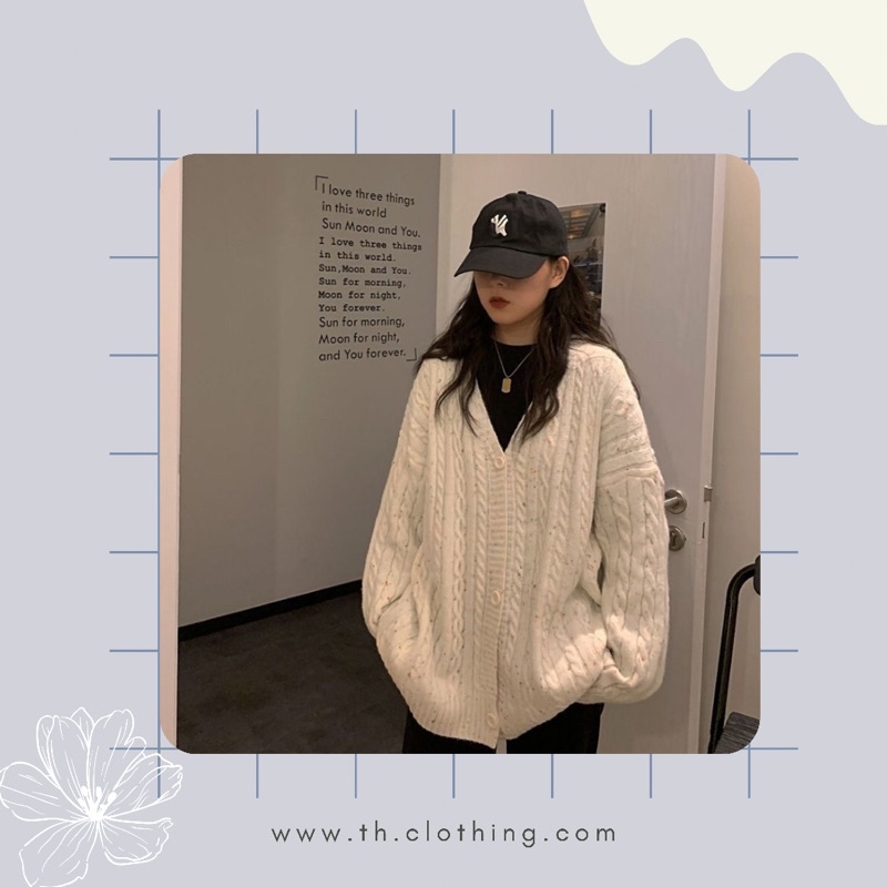 Áo Cardigan len thừng (ảnh thật ở cuối)