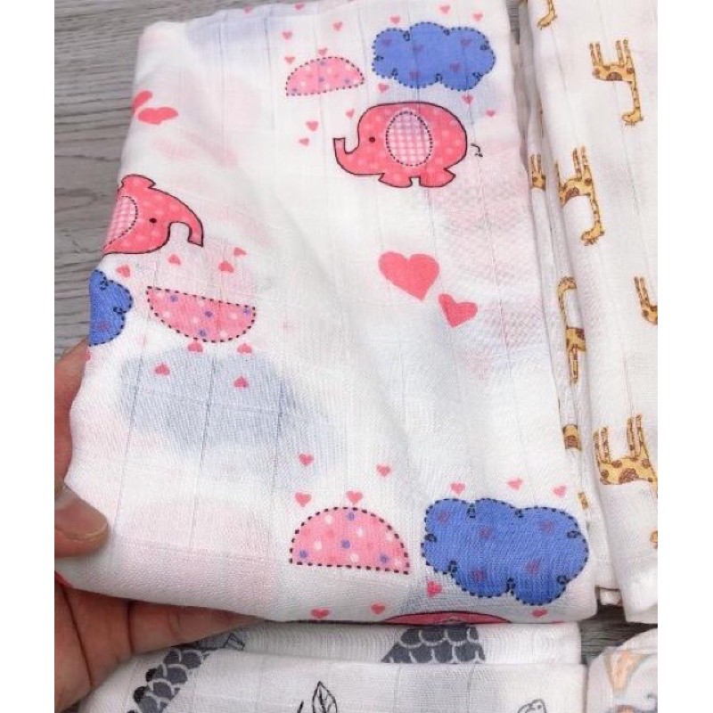 KHĂN ADEN SWADDLE CAO CẤP 70% Tre