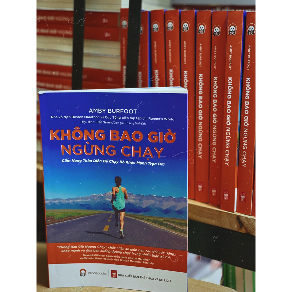 Sách - Combo Không Bao Giờ Ngừng Chạy - Cuộc Cách Mạng Trong Chạy Bộ - Pandabooks