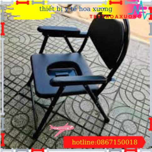 [HÀNG CHÍNH HÃNG] Ghế Bô Vệ Sinh Cho Người Già Lucas G-17, Không Bánh Xe,Mặt Nệm Khung Sắt Sơn Tĩnh Điện