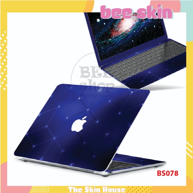 Sticker dán laptop BEE SKIN mẫu GreenTech 2  cho Macbook/HP/ Acer/ Dell /ASUS/Lenovo/Toshiba
