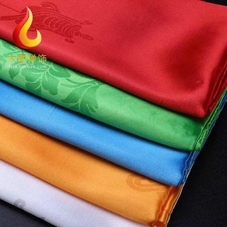 KHĂN BAN PHƯỚC 2M30 (TRẮNG - XANH LÁ - XANH LAM - VÀNG- ĐỎ)