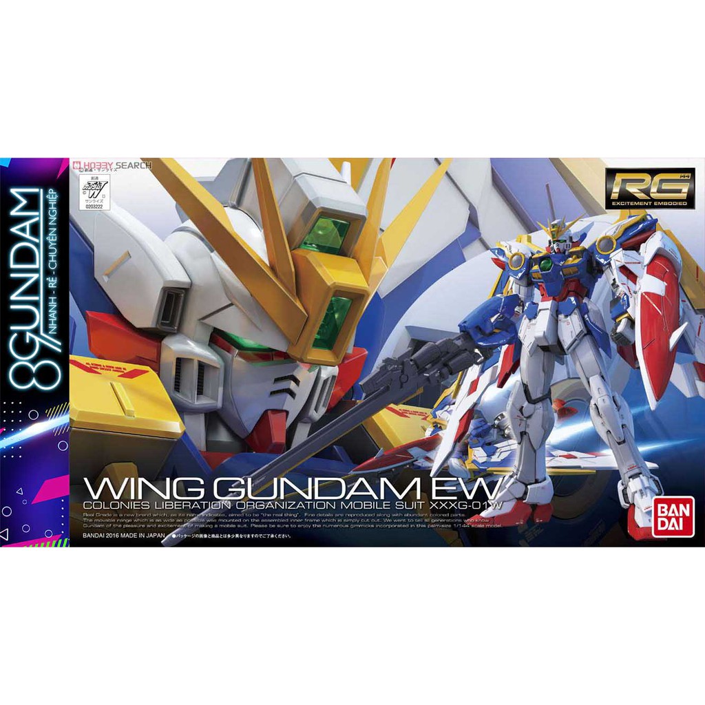 Mô Hình Lắp Ráp Gundam RG Wing EW