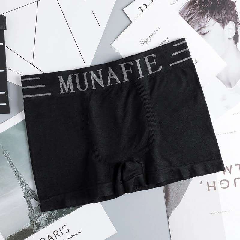 Quần lót nam thun co dãn bốn chiều cao cấp, quần sịp đùi nam manufie tặng kèm túi zip BAS090