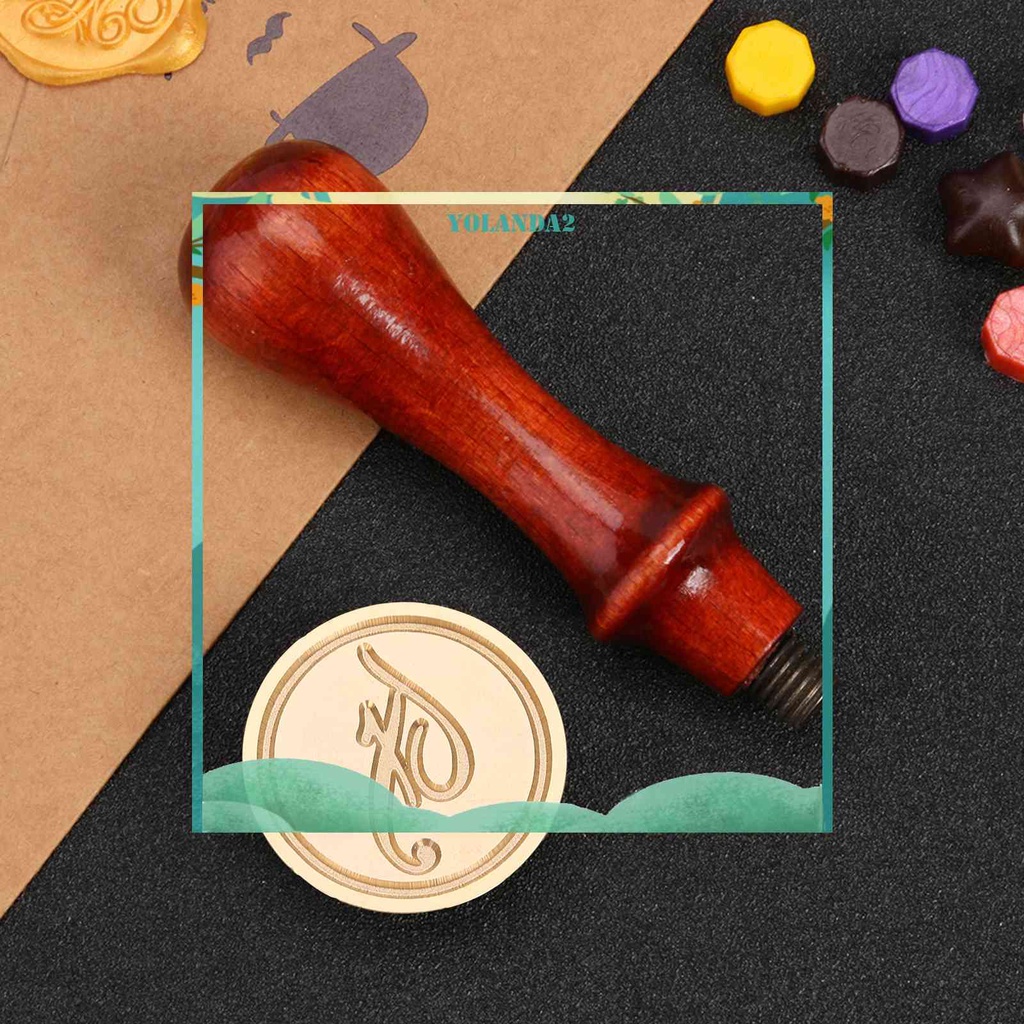 Con Dấu Đóng Sáp Niêm Phong Thiệp Cưới Bằng Đồng Thau 30mm