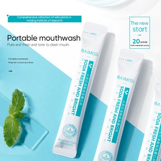 Bột Baking soda BAIMISS 12ml vệ sinh chăm sóc răng miệng