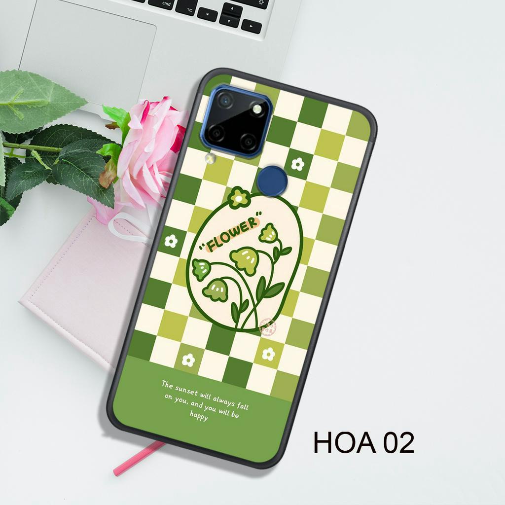 Ốp Lưng  OPPO REALME C11 2020 - C11 2021 - C20 - C12 - C15 - C21 - C21y - C25 , In Hình HOA, Màu Sắc Bắt Mắt.