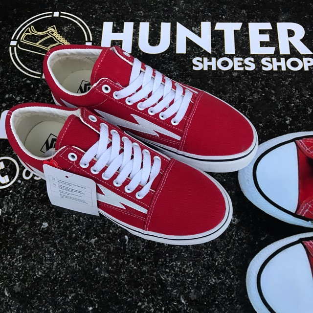 GIÀY VANS SÉT ĐỎ TƯƠI FULL BOX