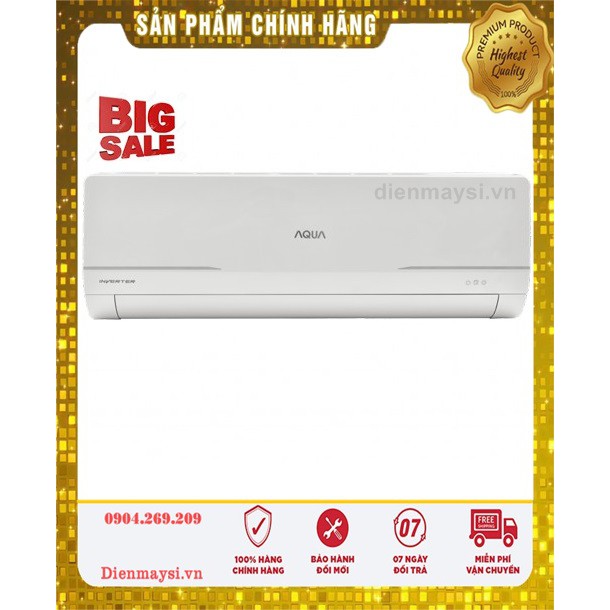 Máy lạnh Aqua Inverter 1.5 HP AQA-KCRV12WNM (Miễn phí giao tại HCM-ngoài tỉnh liên hệ shop)