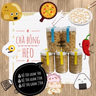 Chà bông heo mật ong nhà làm.