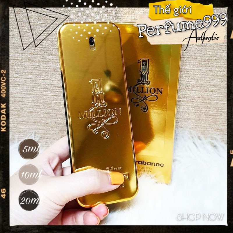 Nước hoa chính hãng Paco Rabane One Million Test 5ml/10ml/20ml