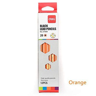 [FREE SHIP] Hộp bút chì Deli 37000 - 2B (Hộp 12 chiếc) [VN]