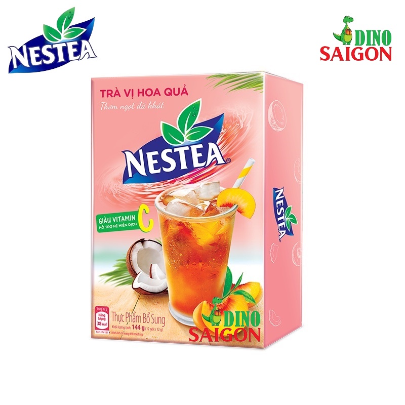 Combo 3 Hộp Trà NESTEA Gồm Các Vị Vải & Hương Hoa Lài, Hoa Quả Và Việt Quất & Hoa Atiso Đỏ