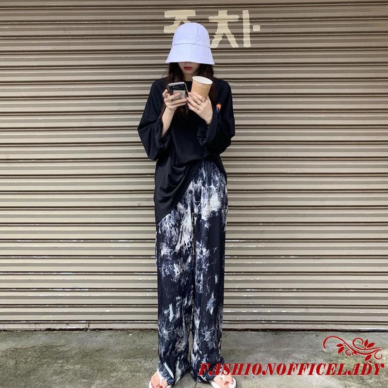 Quần Dài Nữ Ống Rộng Thời Trang Phong Cách Hàn Quốc | BigBuy360 - bigbuy360.vn