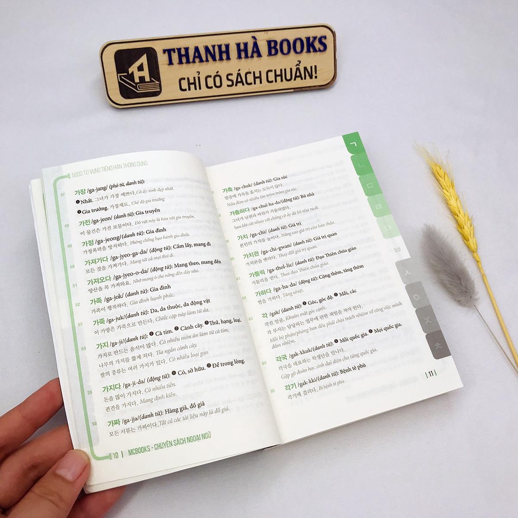 Sách 5000 Từ Vựng Tiếng Hàn Thông Dụng Tái bản 2021 MCKO8571