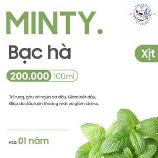Minty hair mist -xịt bạc hà