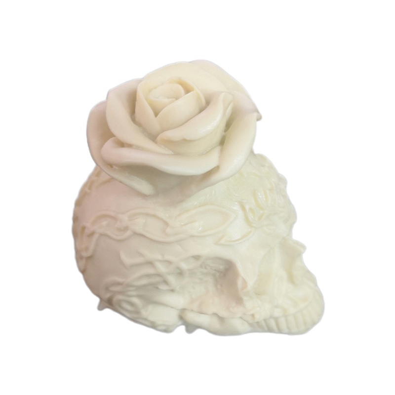 Khuôn Làm Xà Phòng Hình Đầu Lâu Hoa Độc Đáo