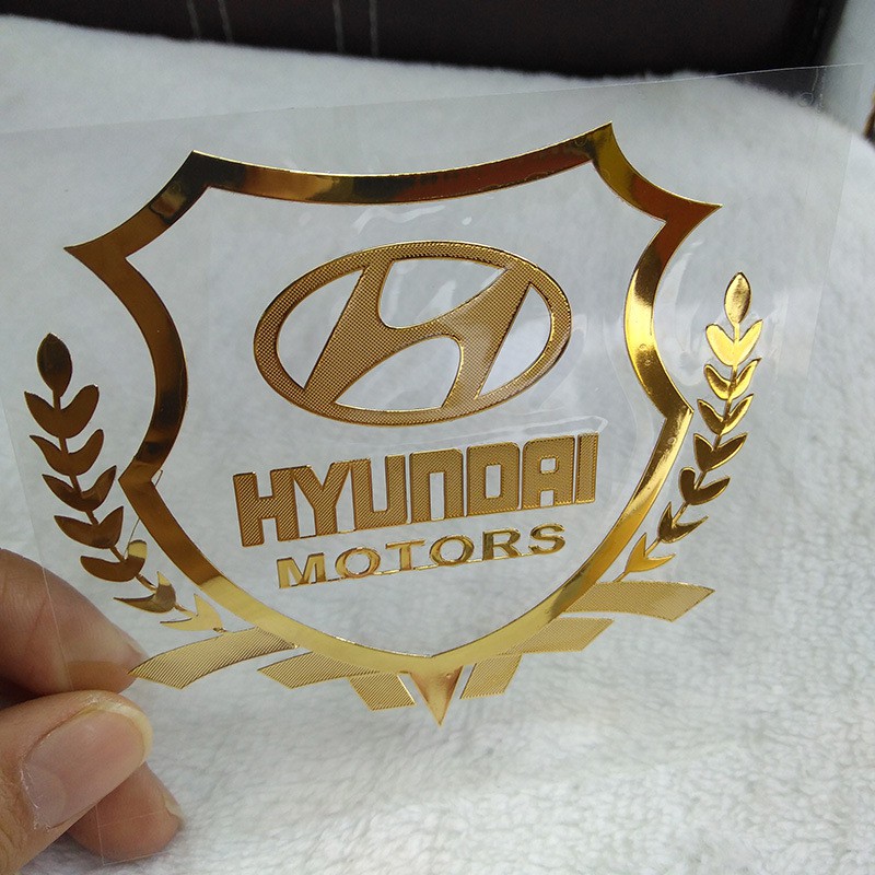 Miếng dán Logo hãng xe trang trí ô tô