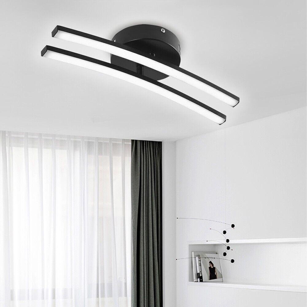Đèn LED Trần Nhà Ánh Sáng Trắng Đen Độc Đáo Trang Trí Nhà Cửa