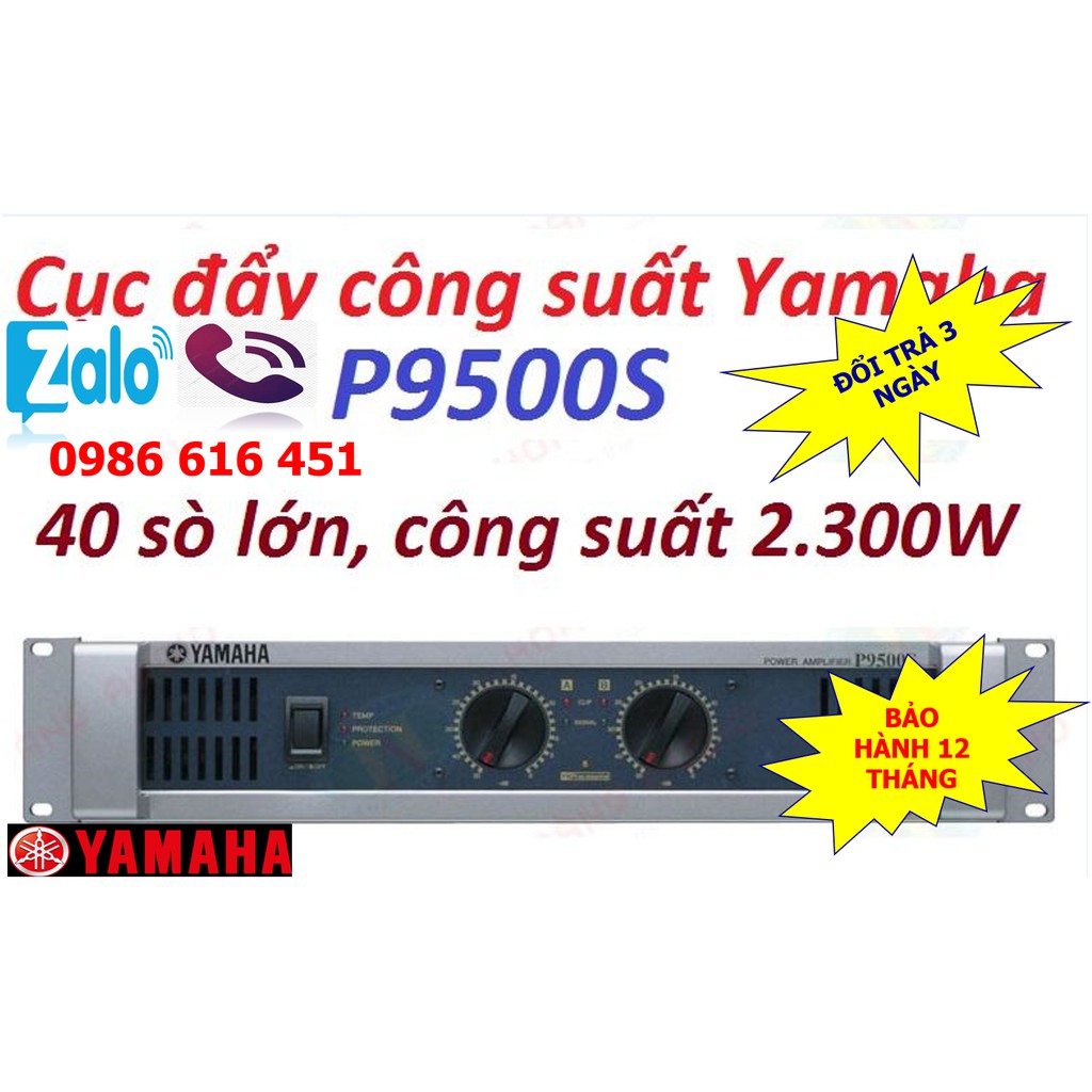 CỤC ĐẨY CÔNG SUẤT P9500S DÙNG 40 SÒ LỚN- CỤC ĐẨY CÔNG SUẤT CHO DÀN ÂM THANH GIÁ RẺ