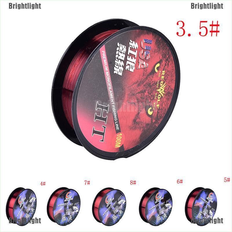 Cuộn Dây Câu Cá 100M 3.5 / 4 / 5 / 6 / 7 / 8M Chuyên Nghiệp# Cuộn Dây Câu Cá Chất Lượng Cao