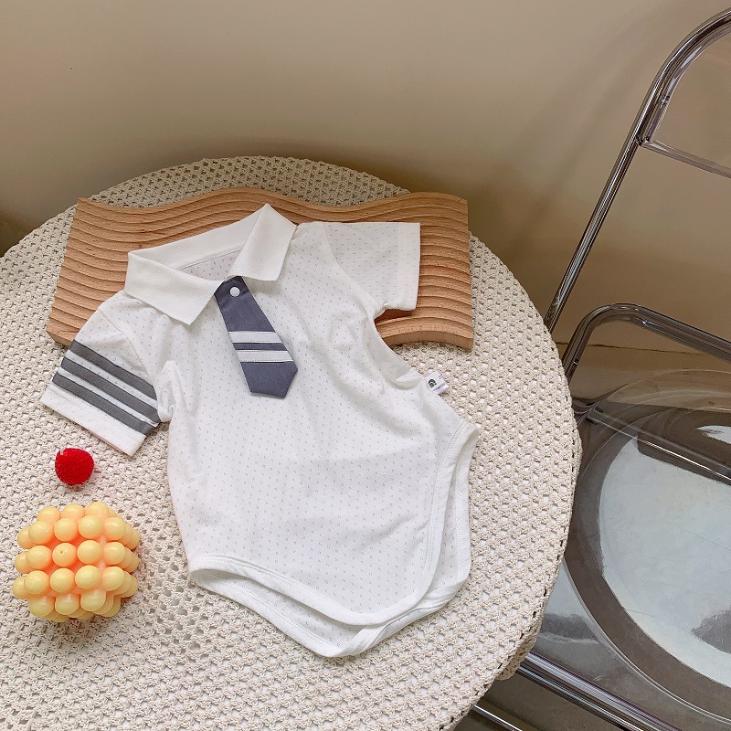 Bộ Áo Liền Quần Xếp Ly Xinh Xắn Cho Bé Sơ Sinh