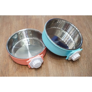 BÁT INOX 2 LỚP GẮN CHUỒNG DÀNH CHO CHÓ MÈO CƯNG