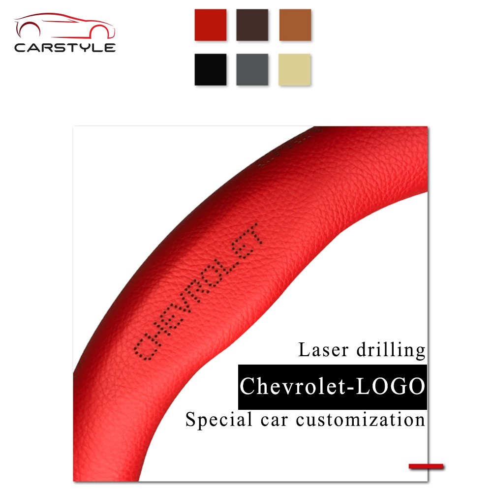 Chevrolet Bọc vô lăng lông da bò thật ô tô cao cấp đẹp Chevrolet Cruze Captiva Lacetti Aveo Niva Spark Sonic Trax Camaro Daewoo Lacetti