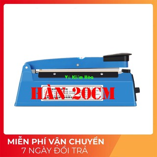 Máy Hàn Miệng Túi Ni Long Dập Tay 20CM PFS200, Máy Hàn Nhiệt Miệng Túi