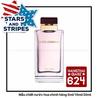 Nước hoa dùng thử d&g pour femme edp test 10ml/20ml spray / chuẩn authentic