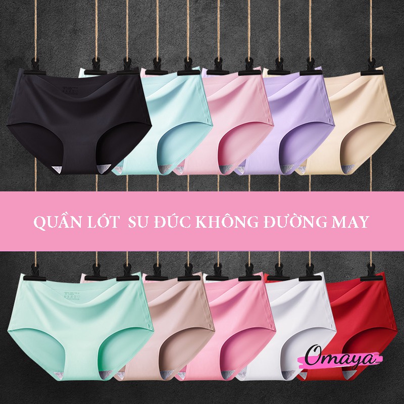 Quần lót nữ đúc su thun lạnh cạp ép không viền mát mịn cao cấp OMAYA - QL06 | BigBuy360 - bigbuy360.vn