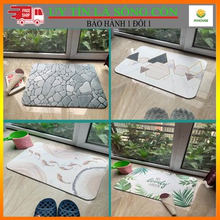 [Trang nhã tiện lợi ] Thảm đá lau chân loại thảm đẹp và tiện dụng cho các gia đình chung cư
