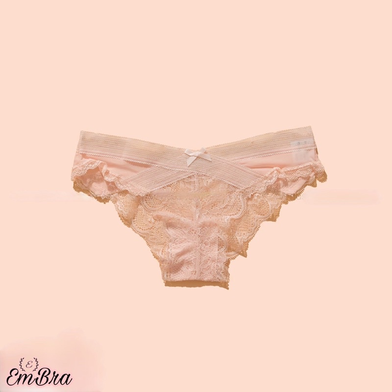 Quần Lót Nữ Ren Siêu Sexy Cạp Thấp Ren Mềm Nhẹ Mã EBQL08