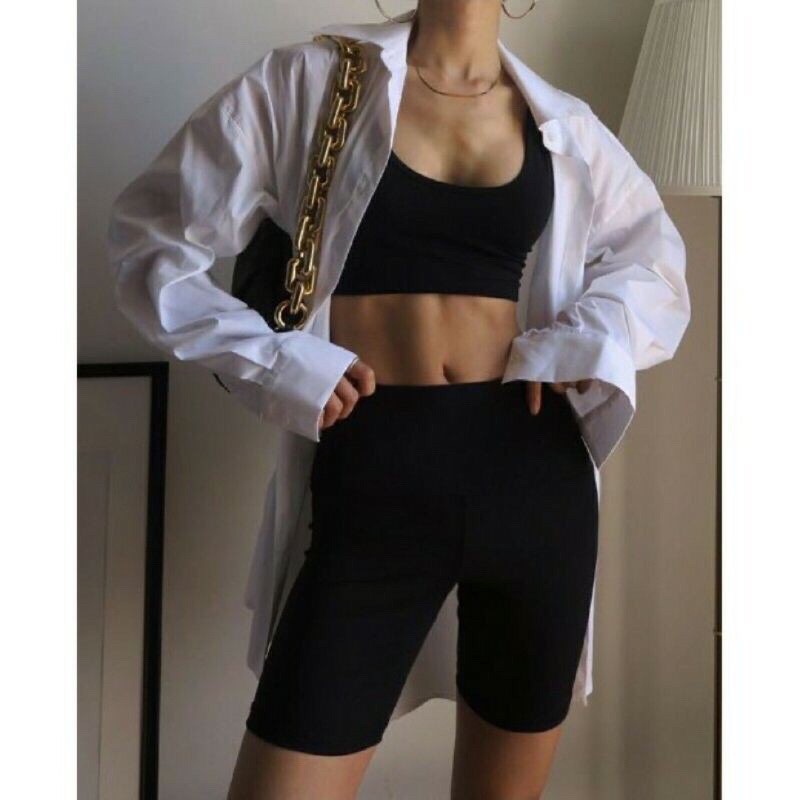 QUẦN LEGGING ĐÙI MÀU ĐEN QUẦN NGỐ ĐÙI | BigBuy360 - bigbuy360.vn