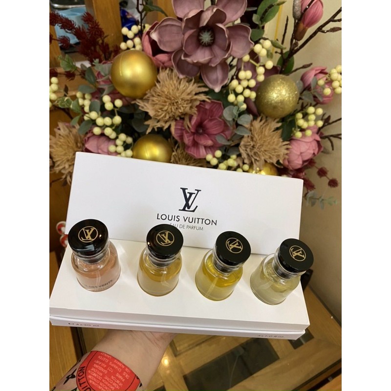 Set Bộ Nước Hoa LV Louis Vuitton Mini 4 chai - 30ml / chai