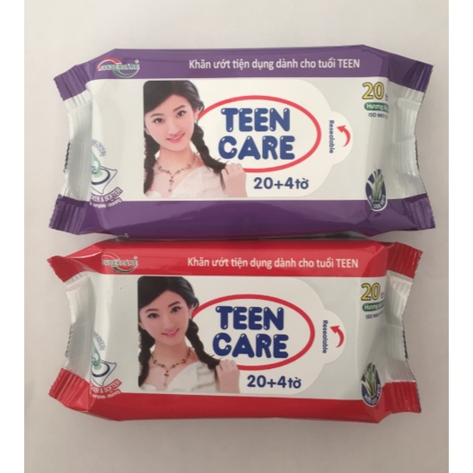 Khăn giấy ướt Teen Care gói 20 tờ