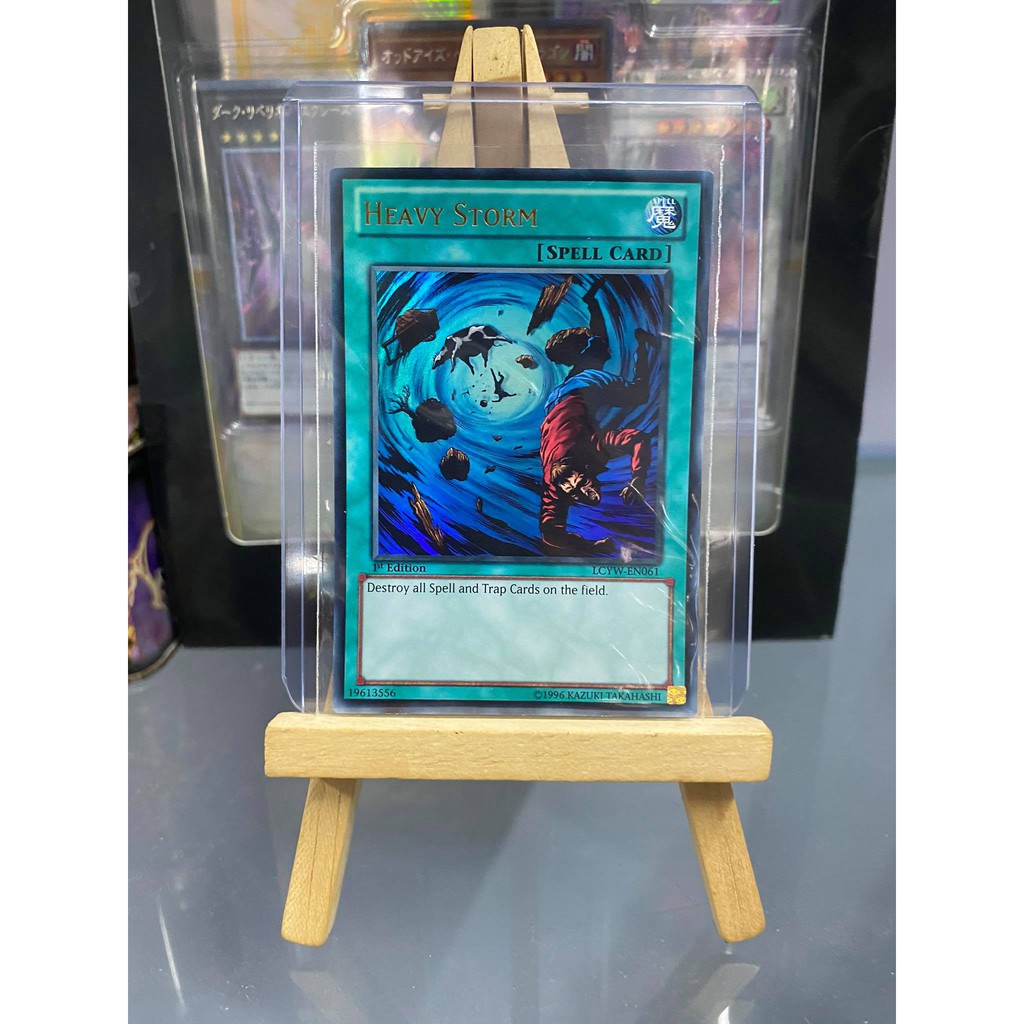 Lá bài thẻ bài Yugioh Heavy Storm – Ultra Rare - Tặng bọc bài nhựa bảo quản