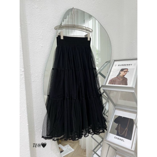 Chân váy cạp chun bèo hàng QCL1