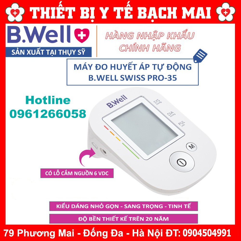 Máy Đo Huyết Áp Tự Động B Well Pro-35