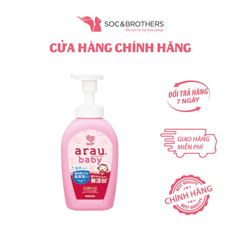 Nước rửa bình Arau baby dạng túi 450ml