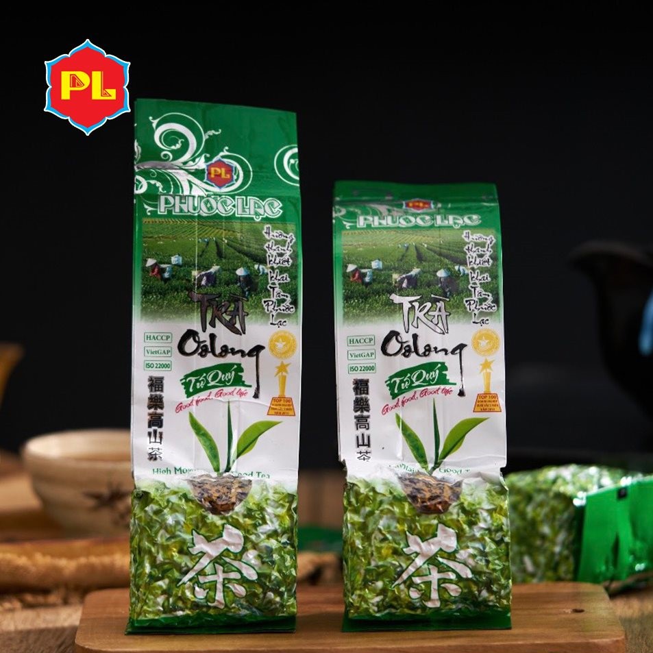 Trà ô long cao cấp (oolong) 100g-250g Tứ Quý Phước Lạc - Trà biếu thượng hạng