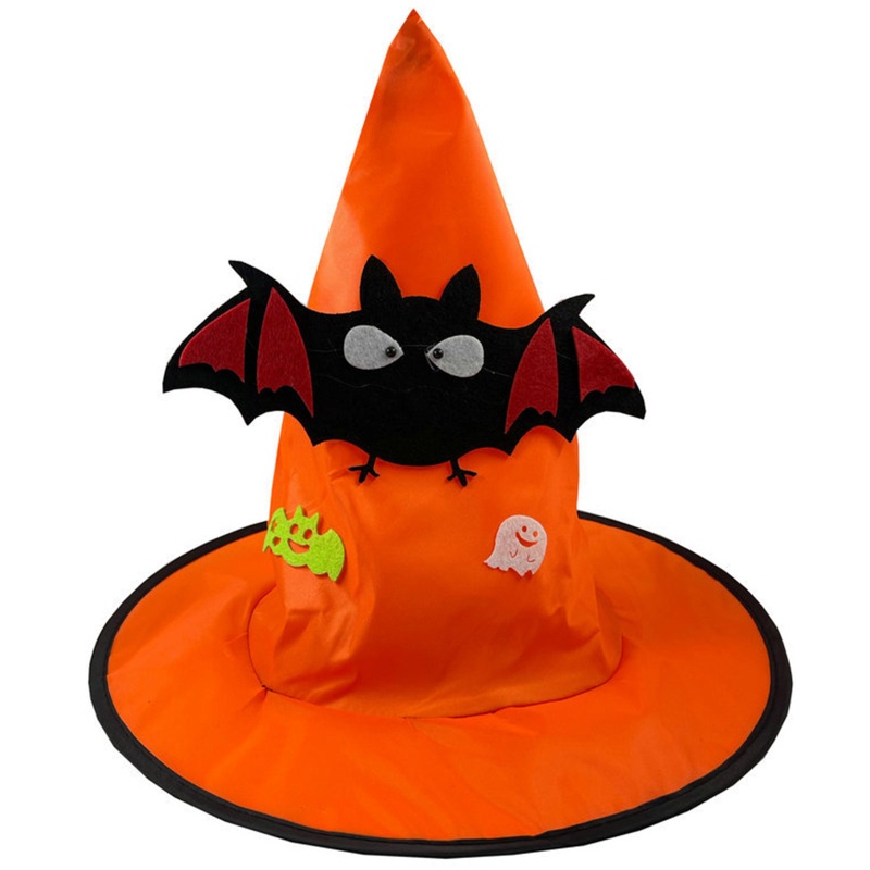 Mũ Phù Thủy Hóa Trang Halloween Cho Người Lớn Và Trẻ Em