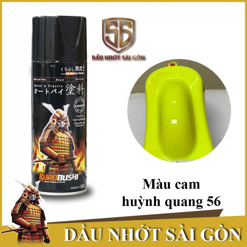 Samurai 56 - Sơn xịt màu Vàng Huỳnh Quang