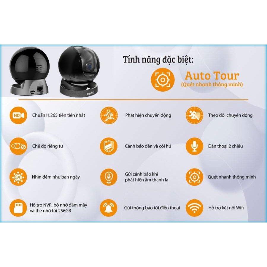 Camera Wifi IMOU IP Không Dây Thông Minh Trong Nhà 360 REX 2MPX - FHD - Phiên Bản Cao Cấp 2021 - A26LP | BigBuy360 - bigbuy360.vn