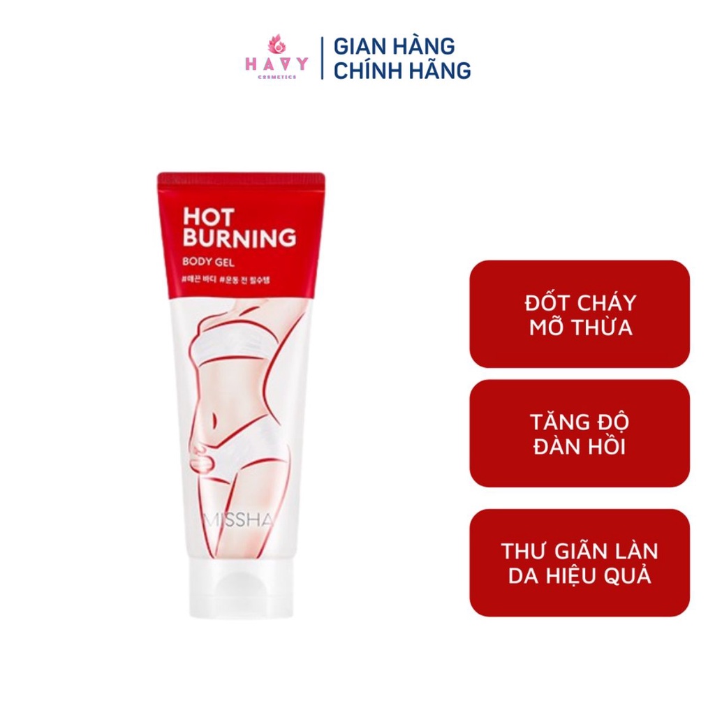 KEM TAN MỠ  MISSHA HOT BURNING BODY GEL